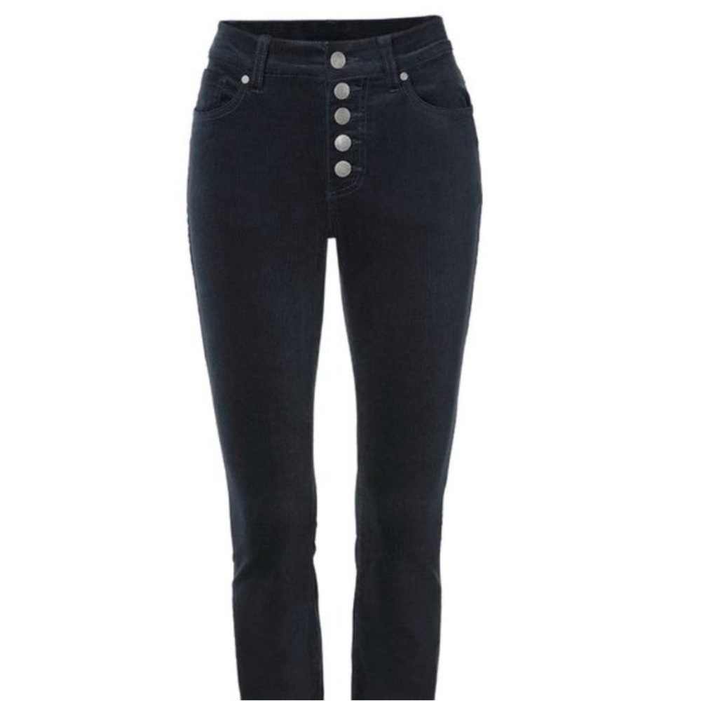 CAbi Dark Corduroy Trousers Sapphire blue